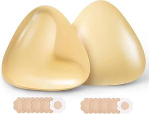 lot 3061 image: Sticky Bra Inserts Push Up- Reusable Double Sided Adhesive Bra, Instant Lift Silicone Bra Inserts. D Bra Size