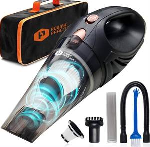 lot 3130 image: Power Practical Handheld Cordless Vacuum Cleaner, Rechargeable Portable Car Vacuums WStrong Suction, Bag & Attachments, Small Vac Cleaner for Car, Couch, Home, Car Suction Cleaner, aspiradora de mano