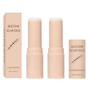 lot 3138 image: Silicone Scar Stick,Silicone Stick for Face and Body,Help to Improve the Appearance of Scars,For Use After Surgery,Acne,Burns,Cuts,Lightweight Easy to Use(2 Pack)