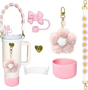 lot 3195 image: Compatible with Stanley Cup Accessories with Water Bottle Handle Strap