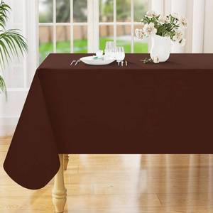 lot 3207 image: Smiry Rectangle Table Cloth 54x78 Inch, Waterproof Wipeable Vinyl Tablecloths Protector, Oil Spill Proof Plastic Table Cover for Dining, Picnic, Camping, Outdoor, Coffee