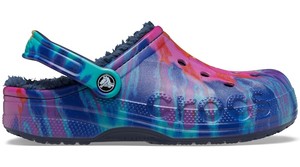 lot 3213 image: Crocs Unisex Baya Lined TieDye Graphic Clog Size 10.5