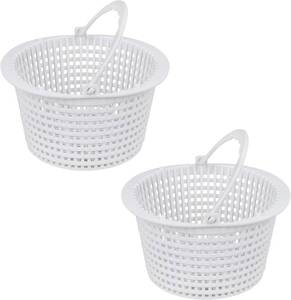 lot 3266 image: SPX1091C Replacement Above Ground Skimmer Basket for Hayward SP1091 WB736660,SP1091 with Handle -2pcs