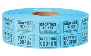 lot 3348 image: U.S. Toy Double Ticket - Blue  2000-RL