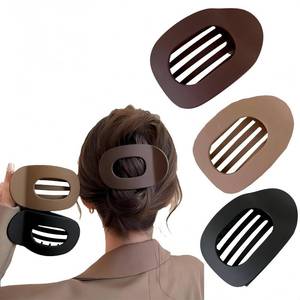 lot 3353 image: Simple Elegant Duckbill Hair Clip for Women Girls   Non-Slip Flat Beak Hair Clips for Thick Thin Hair   Strong Hold Minimalist Style Hair Accessories (3pcs-1)