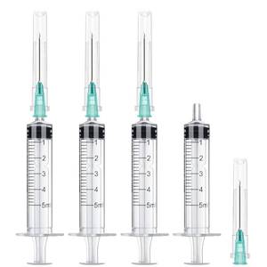 lot 3366 image: 5ml Syring with Needle,21G 1.5 Inch Needle,25 Pack individually packaged