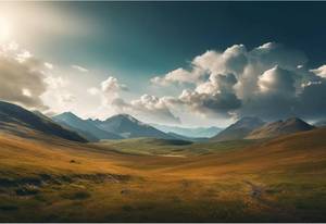 lot 3390 image: Nature Scenery Backdrop 5x3ft Prairie Mountains Sky Clouds Landscape Photography Background Party Banner Room Decorations Outdoor Travel Portraits Photoshoot Wallpaper Photo Studio Booth Props