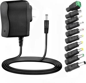 lot 3399 image: Excelity AC-DC 5V 1A Wall Charger Power Adapter with Plug 5.5 x 2.5mm  5.5 x 2.1mm