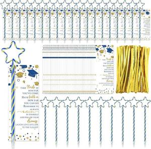 lot 3450 image: Spakon 36 Sets Graduation Favors Star Pens Class of 2026 End of Year Graduation Gifts Bulk for Students Senior Gifts Pens with Cards Gold Twist Ties