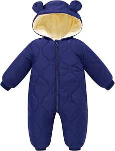 lot 3461 image: uideazone Baby Snowsuit Newborn Winter Clothes 12-18 Months Coat Jumpsuit Infant Boys Girls Hooded Puffer Jacket