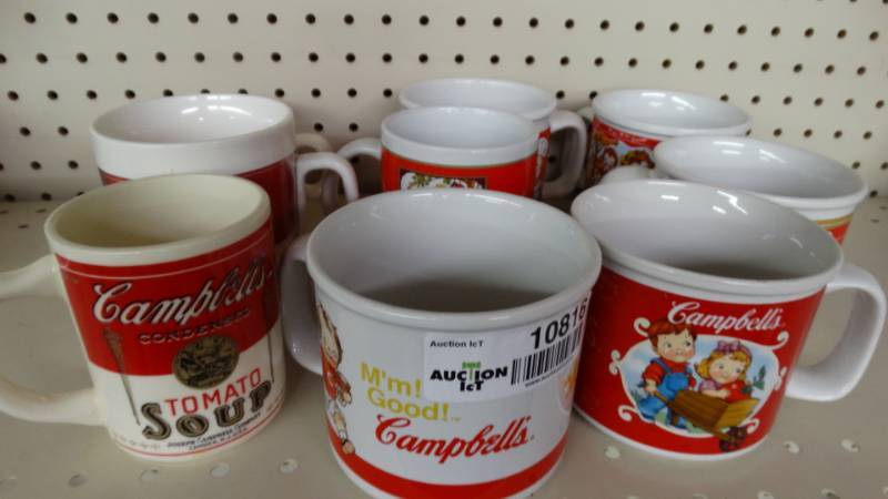 lot 10816 image: Campbells mugs