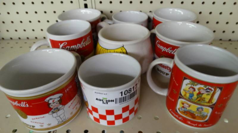 lot 10817 image: Campbells mugs