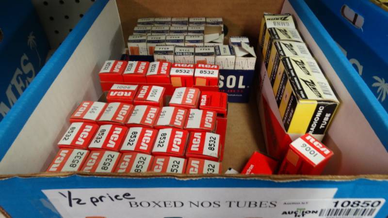 lot 10850 image: Tung-sol and RCA nos tubes