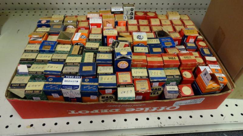 lot 10856 image: Various brands of nos tubes