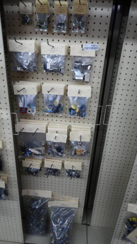 lot 10915 image: Big lot of LED assortments, crystal and ocillators, torroids, fuse assortments, transistors and fets and resistors.
