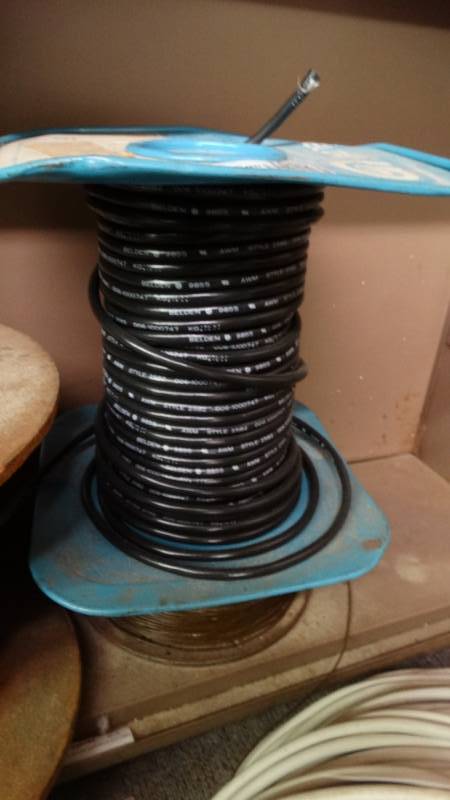 lot 10921 image: 12-2 cable on spool.
