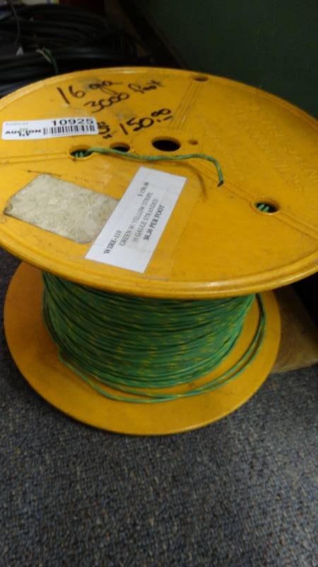 lot 10925 image: 16 gauge stranded wire spool.