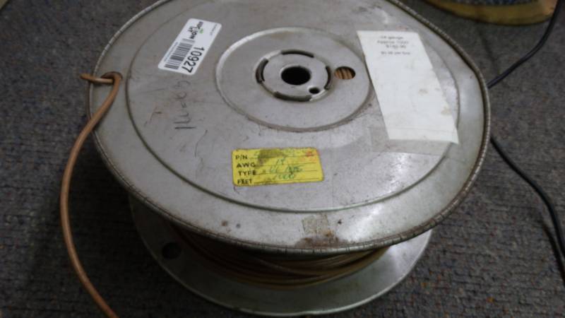 lot 10927 image: 14 gauge wire on spool.
