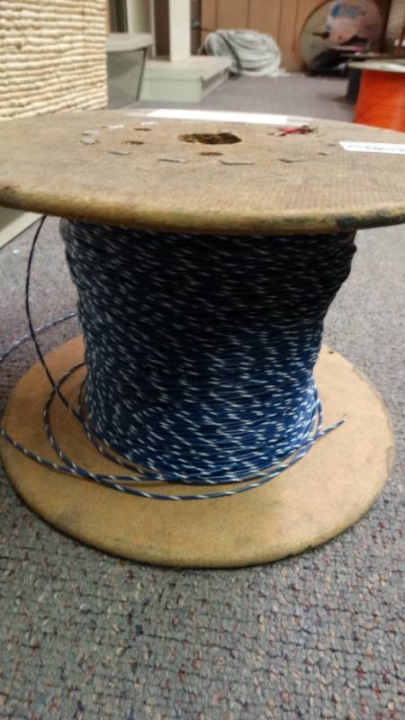 lot 10929 image: 20 gauge stranded wire on spool.