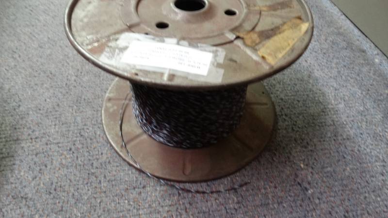 lot 10934 image: 22 gauge stranded wire on spool.