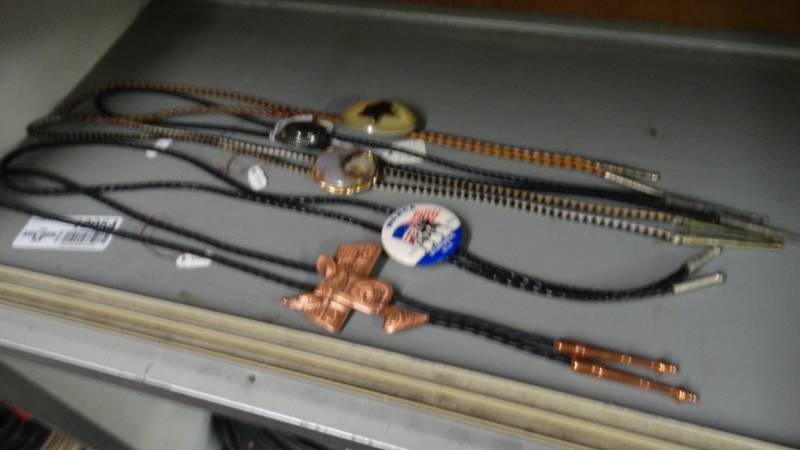 lot 10954 image: 5 bolo ties.