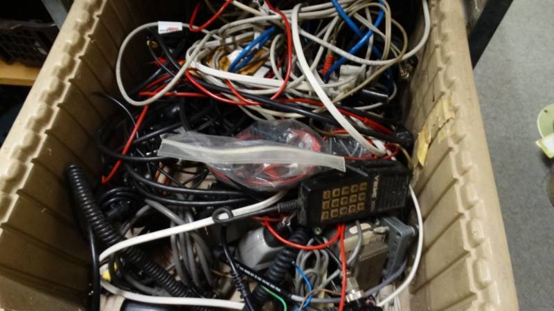 lot 10960 image: Lot of various cables.
