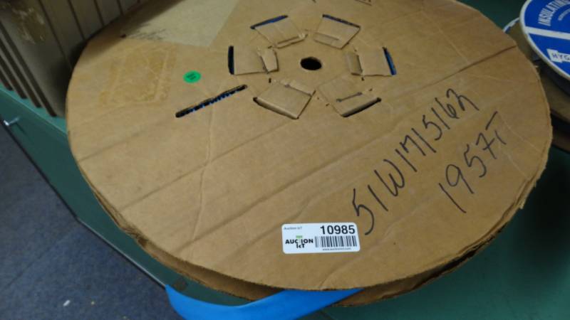 lot 10985 image: 2 spools of heat shrinkable tubing.