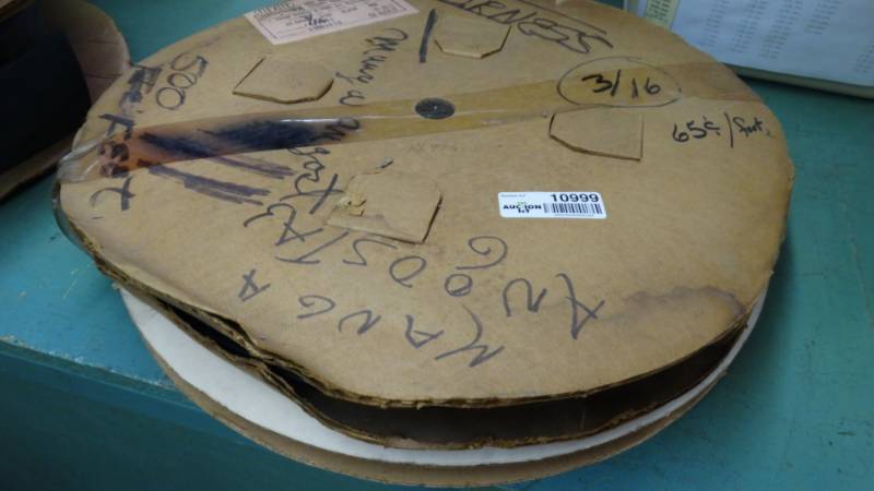 lot 10999 image: 2 spools of heat shrinkable tubing.