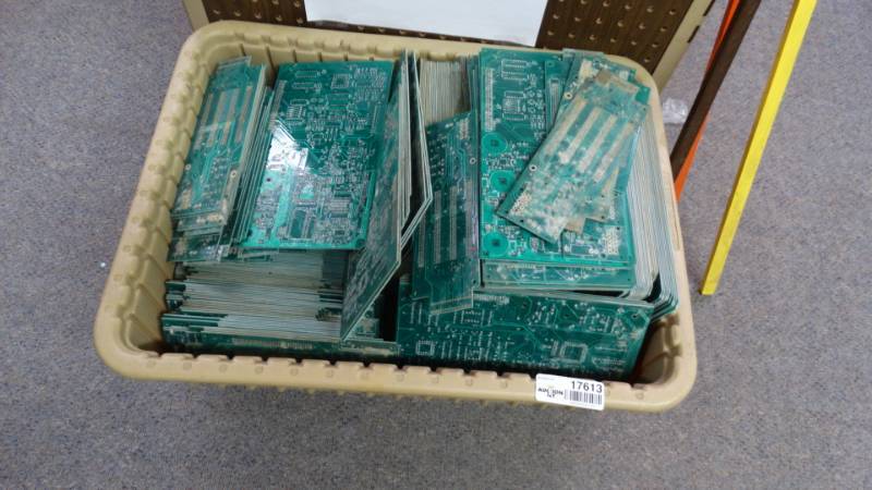 lot 17613 image: Ton of circuit boards.