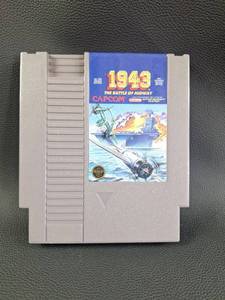 lot 4 image: ORIGINAL VINTAGE 1988 1943 BATTLE OF MIDWAY NINTENDO NES VIDEO GAME CARTRIDGE