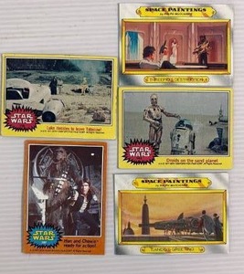 lot 49 image: Vintage 1977-1980 Star WarsEmpire Strikes Back Trading Cards