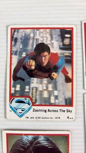 lot 50 image: (13) Is Your Lucky Number 1978 Superman Movie Trading Cards