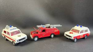lot 81 image: Vintage Corgi and Dinky Die Cast Emergency Vehicles