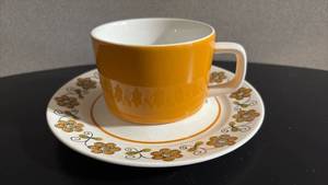 lot 268 image: Amazing Find Vintage Mikasa Pattern ANITA(1) Cup and (1) Matching Saucer