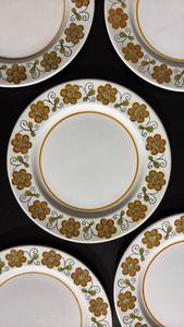 lot 276 image: Very Hard to Find (5) Vintage MIKASA Mediterrania 4092 Pattern ANITA Salad Plates
