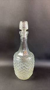 lot 314 image: Crystal Cut Glass Decanter with Stopper