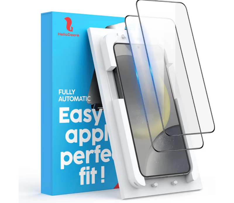 lot 2083 image: Compatible with Samsung Galaxy S25 Plus Screen Protector Clear,100% Fingerprint UnlockShatterproofAnti-Fingerprint 3D Full Coverage 9H Screen Protector,Easy Installation,2 Pack