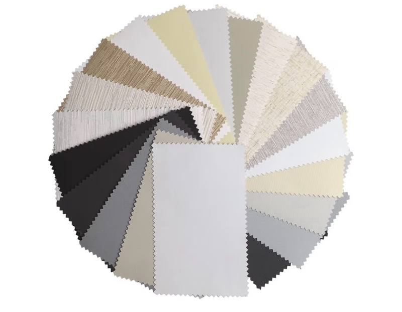 lot 2145 image: 100% Blackout Multicolor Fabric Samples for Roller Shades