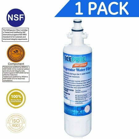 lot 2205 image: Icepure RWF1200A Compatible with LG LT700P  ADQ36006101  KENMORE 469690 Refrigerator Water Filter 1PACK
