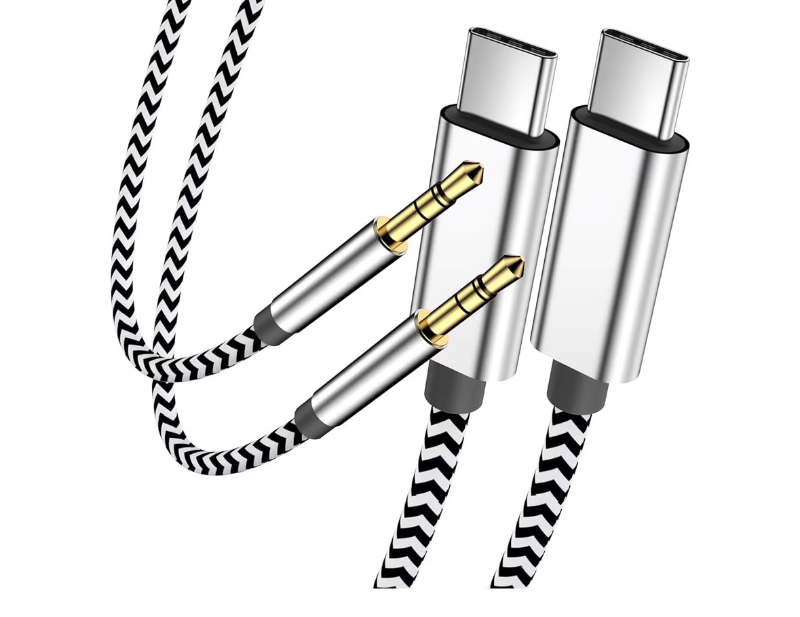 lot 2248 image: USB C to Aux Cord for iPhone 15,MFi Certified 2Pack USB C to 3.5mm Audio Aux Jack Headphone Car Stereo Nylon Braided Cable for iPhone1515Plus15Pro15Pro Max,iPad Pro to Car,Speakers(3.3FT)