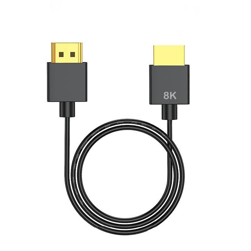 lot 2271 image: SkyeySnail 1m  3.3ft 8K HDMI 2.1 Cable High Speed 48Gbps, Type A to A, Ultra Thin, Hyper Super Flexible Slim Cord, Diameter