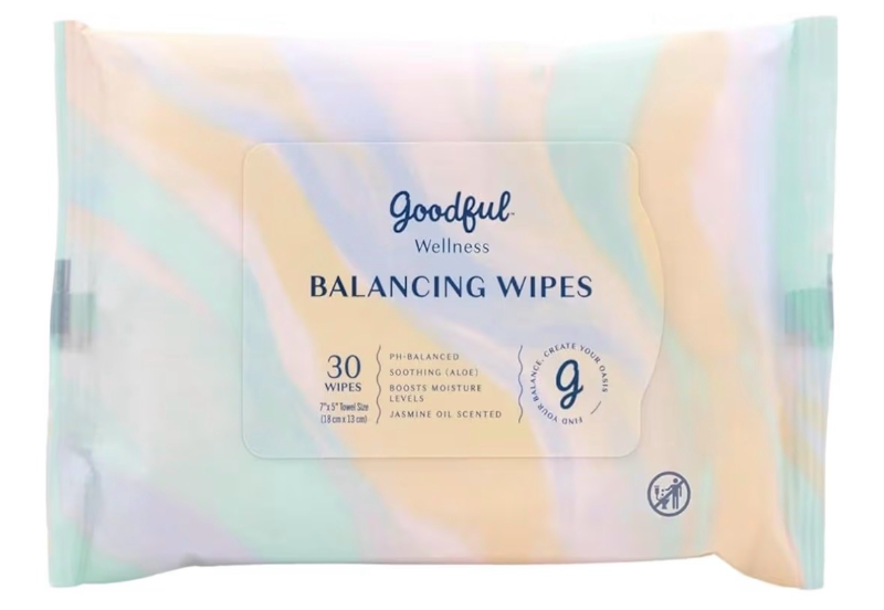 lot 2459 image: Goodful Wellness pH Balancing Wipes, 30 Wipes �� Hypoallergenic Feminine Wipes, Gentle pH Balanced Wipes Women, Unscented Intimate Wipes - Retail $0