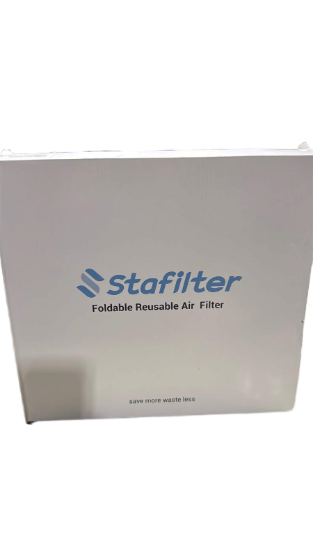 lot 2510 image: Stafilter Foldable Reusable Air Filter - Retail $25