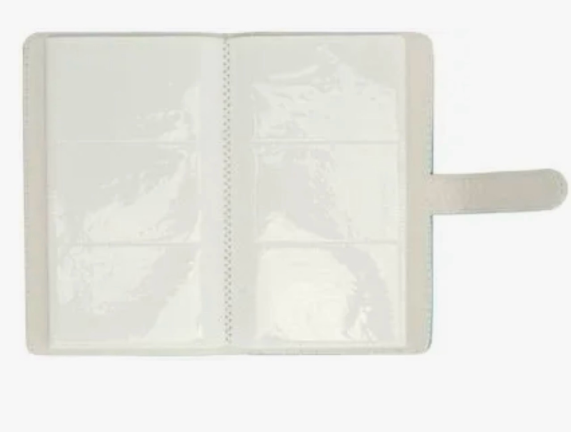 lot 2522 image: 3 Inch Photo Insert Hollow Album Movie Ticket Collection Card Storage Album Leather Photo Folder Business Card Bag(4.3inch,Green) - Retail $0