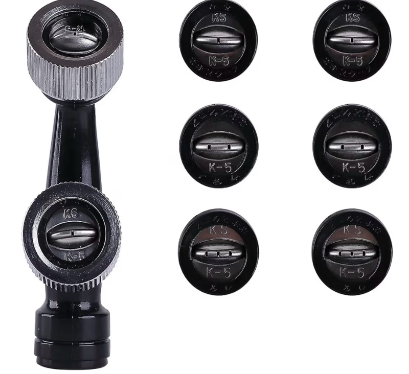 lot 2575 image: Sprayer Nozzle Assembly Plus Stainless Steel Spray Sheet Combination Suitable For Replacing Backpack, Farm, Water Pump And Orchard Nozzles - Retail $0