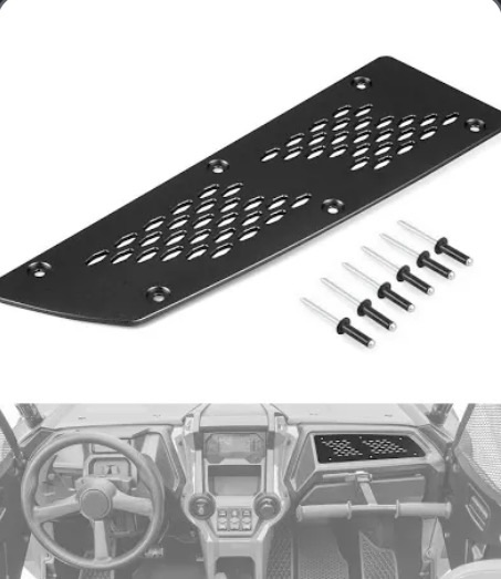 lot 2648 image: NICECNC Dash Plate Aluminum Alloy Compatible with Honda Talon 1000R SXS10S2R 2019-2022 2024, Talon 1000X SXS10S2X 2019-2022, See Fitments Black - Retail $0