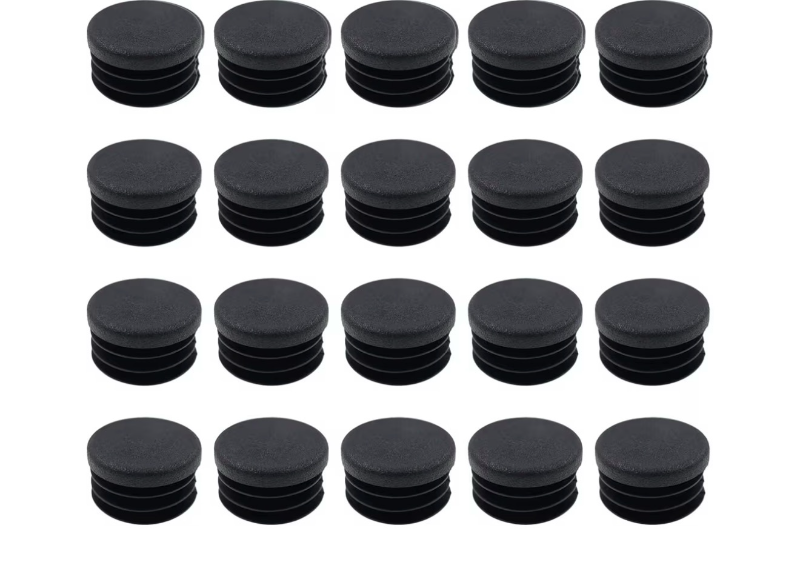 lot 2666 image: Round Plastic Plug,TTZEZE OD32mm1.26Pipe Tubing End Cap Black Round End Caps,Chair Glide Insert Furniture Finishing Plug for Round Metal Tube,20 PCS - Retail $0