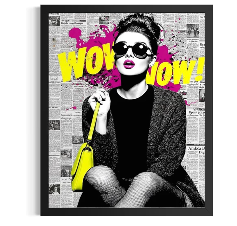 lot 2934 image: Small chic Audrey Hepburn framed picture  - Retail $0