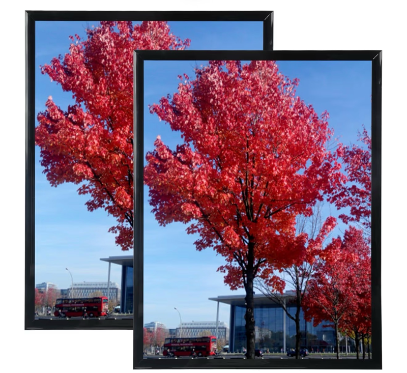 lot 1454 image: 18x14 black frame 2 pack