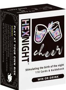 lot 3218 image: HEXNIGHT - Adult Party Funny Drinking Game Cards - 21st Birthday Gift,Bachelorette Party Game with 110 Cards - Perfect for Game Nights, Bachelorette Parties, Couples and More - Retail $0